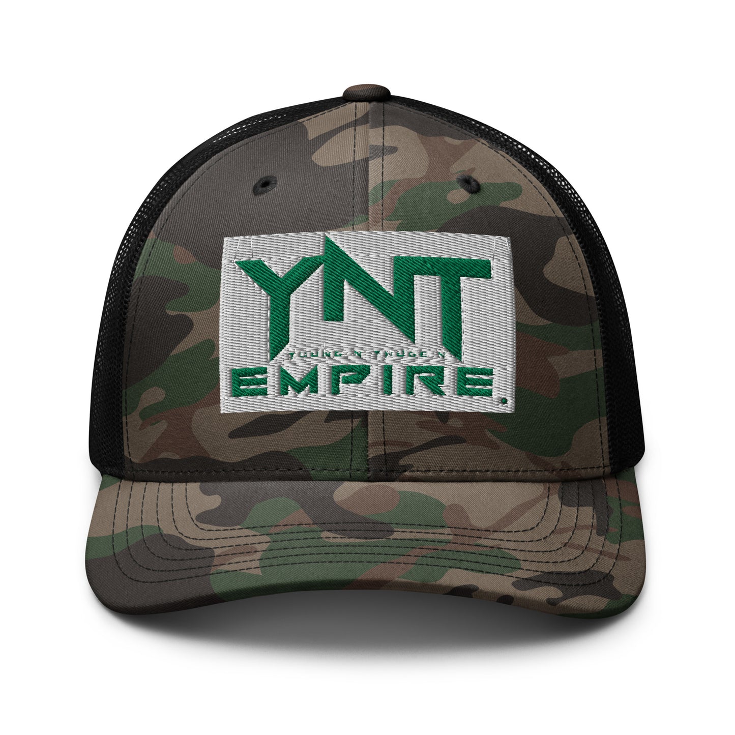 Camouflage trucker hat