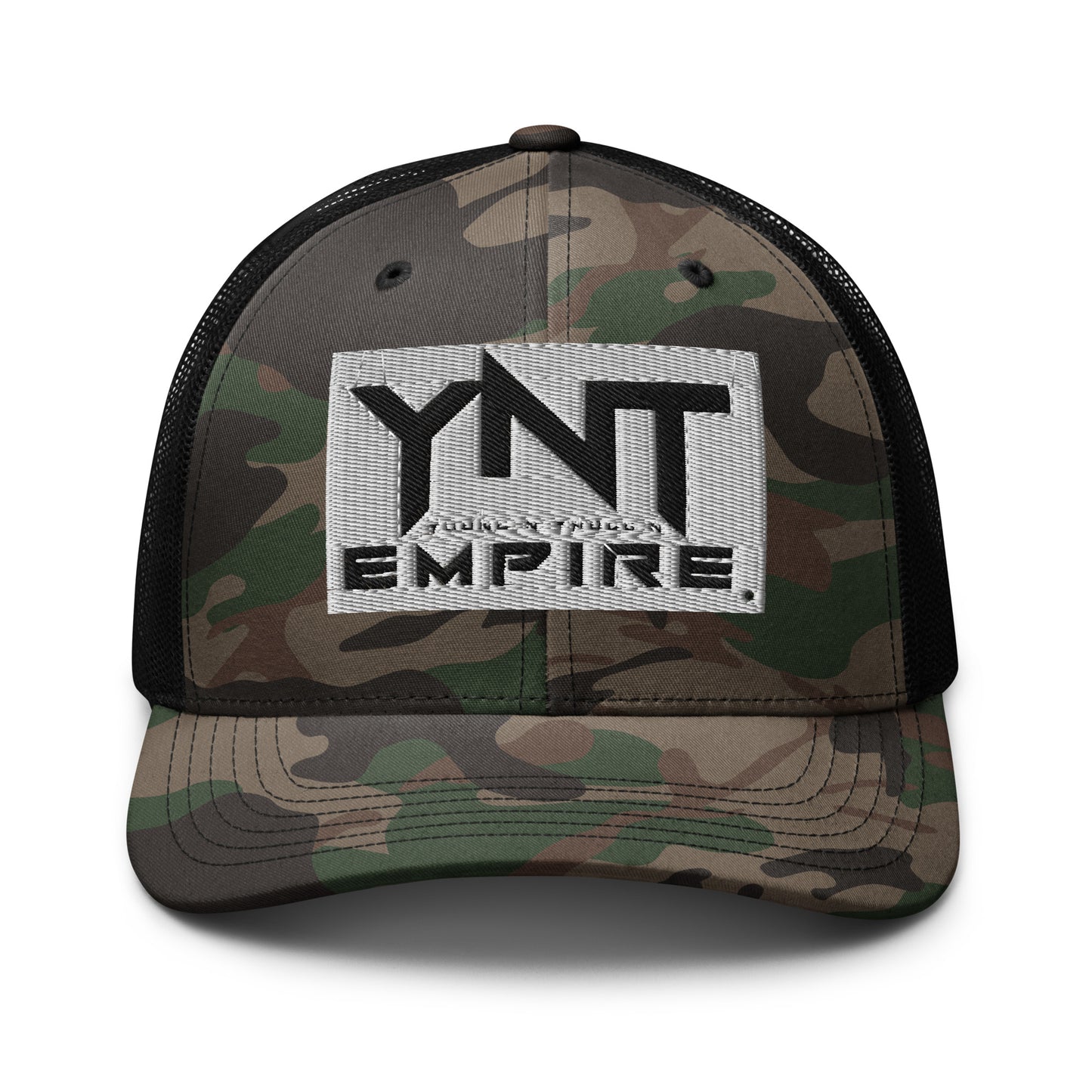 Camouflage trucker hat
