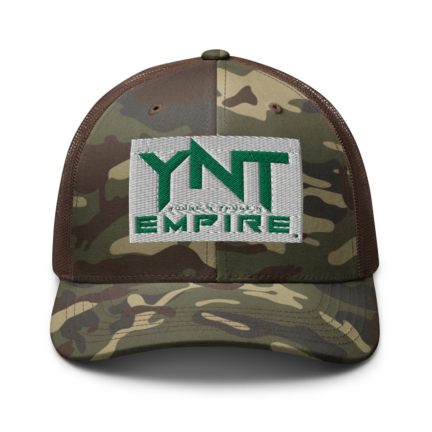 Camouflage trucker hat
